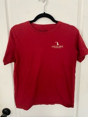 Local Boy Outfitters Red Short-Sleeve Logo Tee